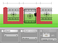 Autobramy <span> - editor online for designing iron fences and gates</span>